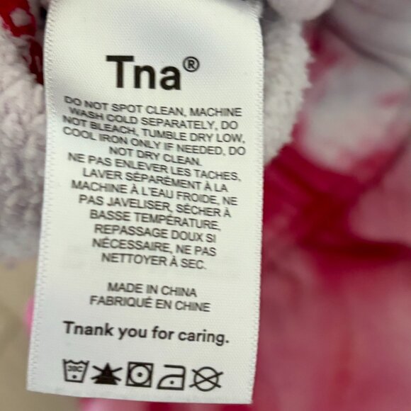 Aritzia TNA Tie Dye Cozy Fleece Sweatpants - Picture 6 of 6